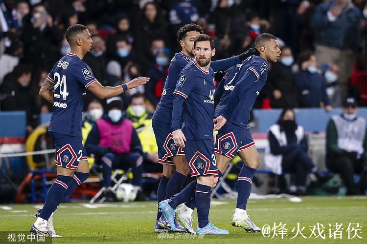 法甲-姆巴佩助攻梅西破门 巴黎1-1提前一轮夺冠